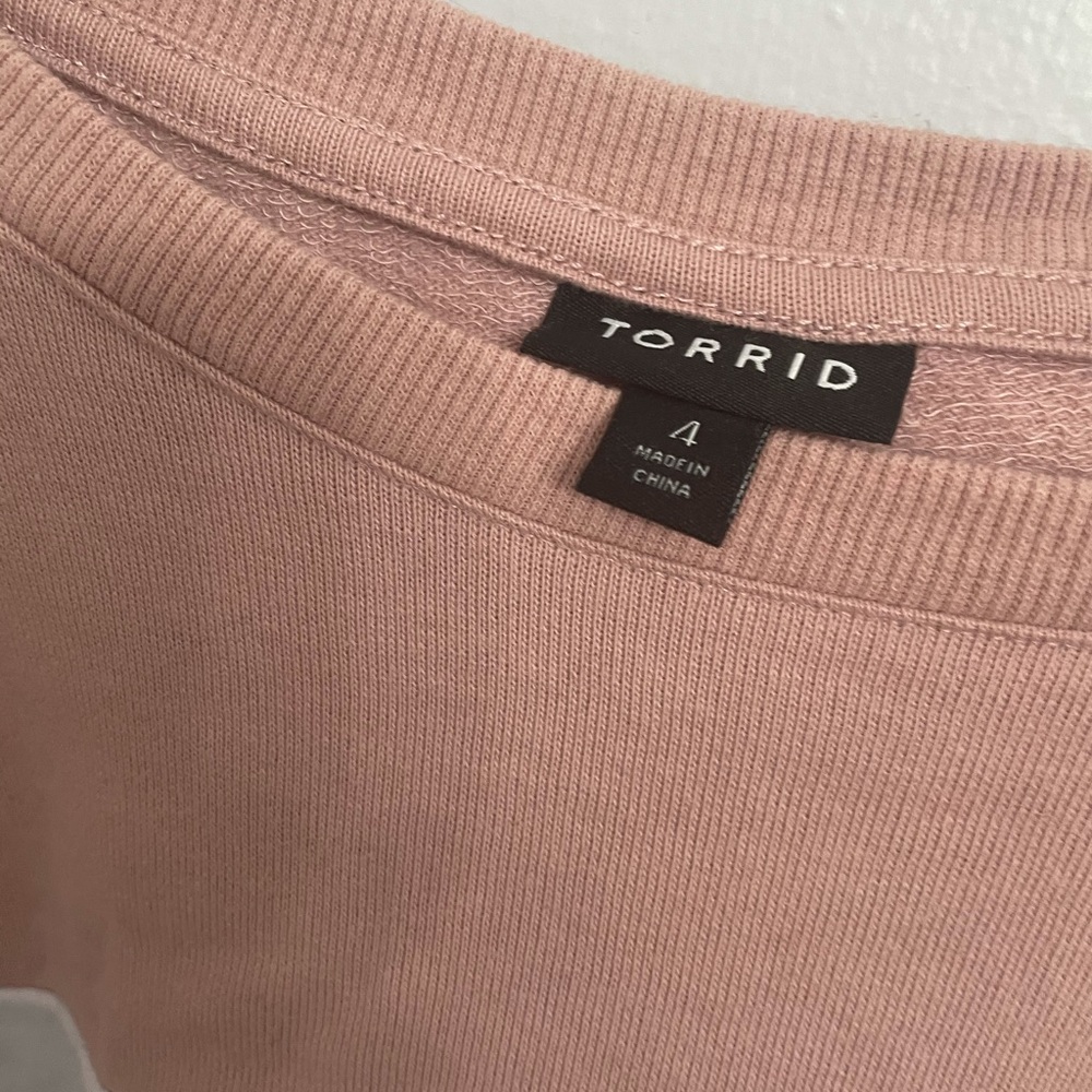 Color Block Sweater Torrid Size 4 - image 2